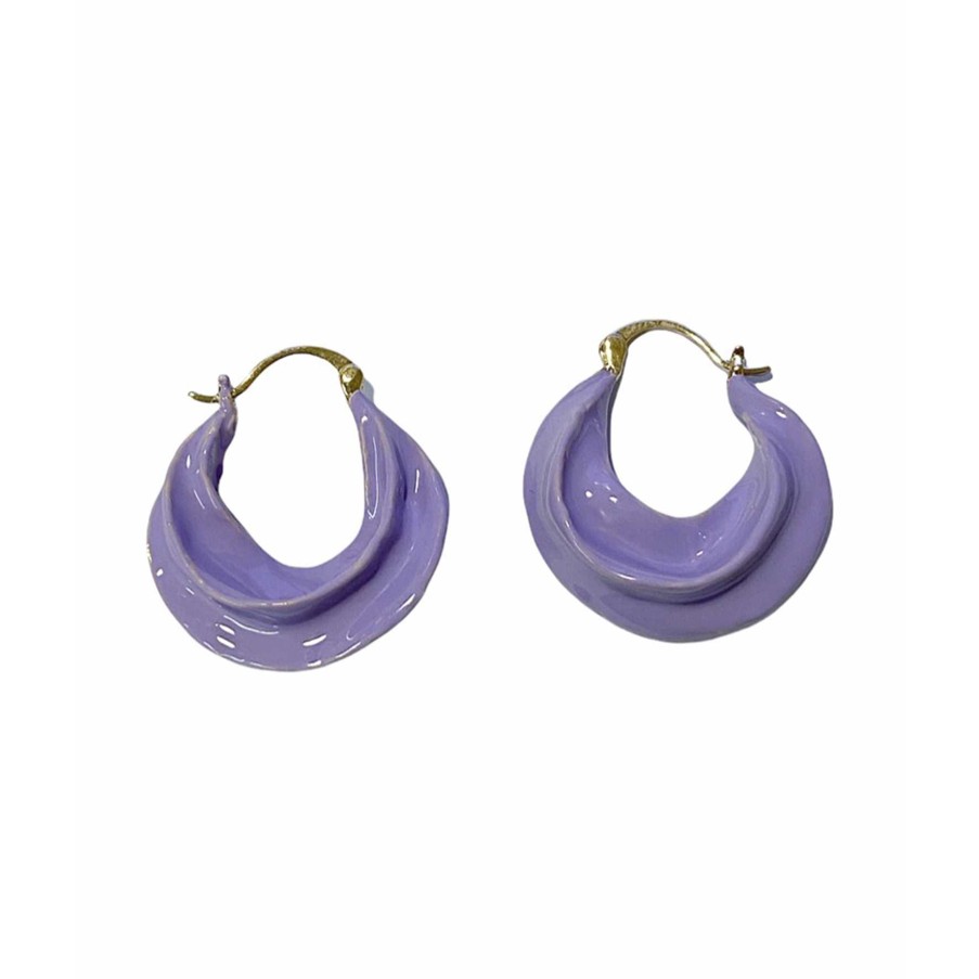 Reringe Pico | Africa Enamel Earrings Lavender