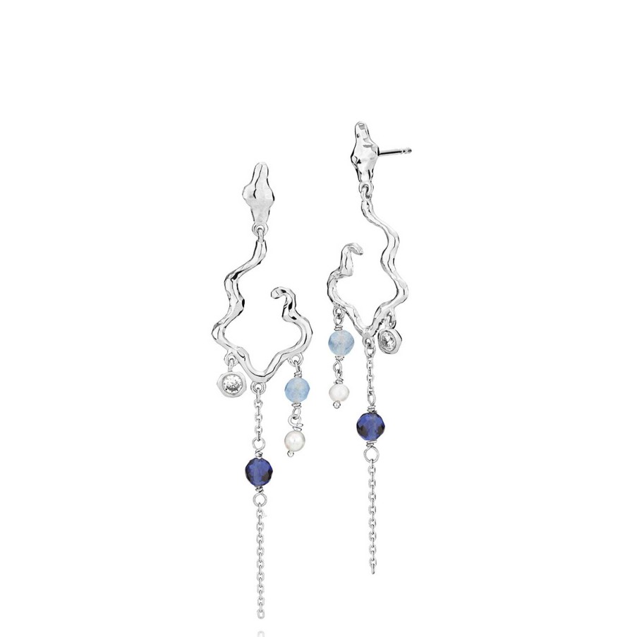 Reringe Izabel Camille | Louisa Long Earrings Blue