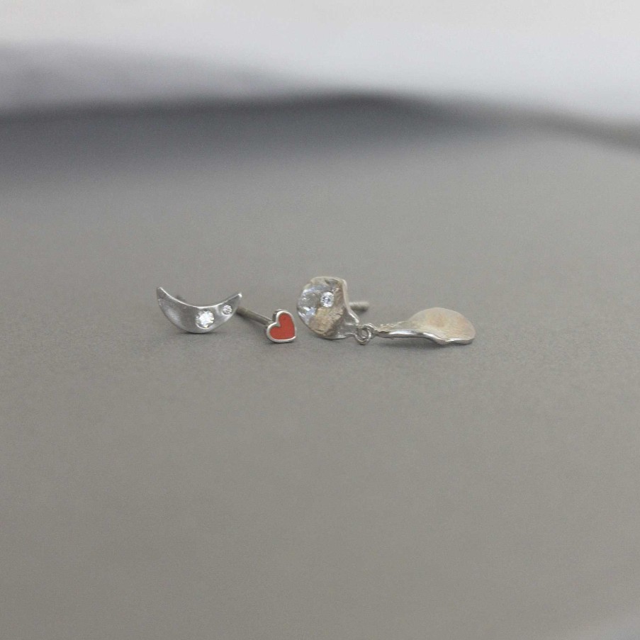 Reringe STINE A Jewelry | Clear Sea Earring With Stone