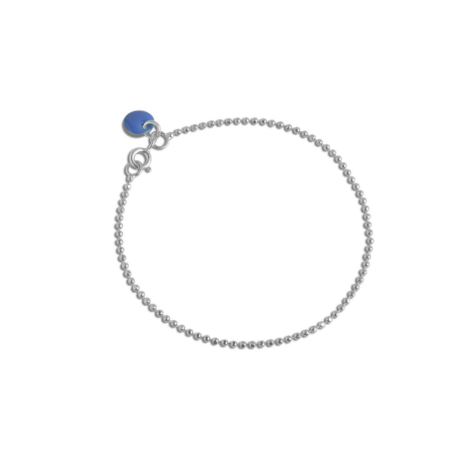 Armb Nd Enamel Copenhagen | Ball Chain Bracelet Cornflower