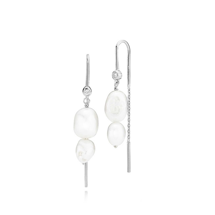 Reringe Izabel Camille | Leonora Earchains With Freshwater Pearls