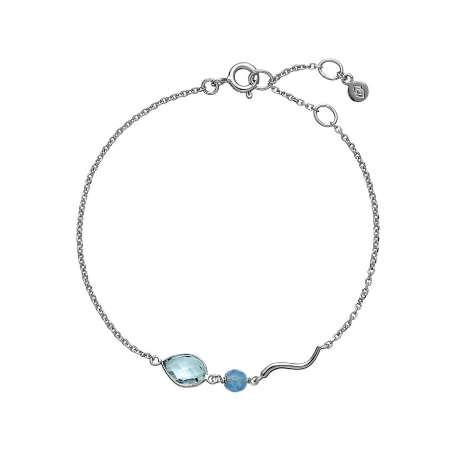 Armb Nd Izabel Camille | Marie Aqua Blue Bracelet