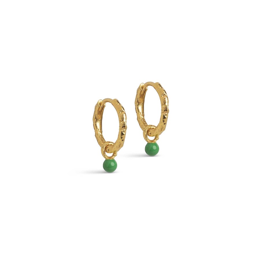 Reringe Enamel Copenhagen | Belle Hoops Grass Green