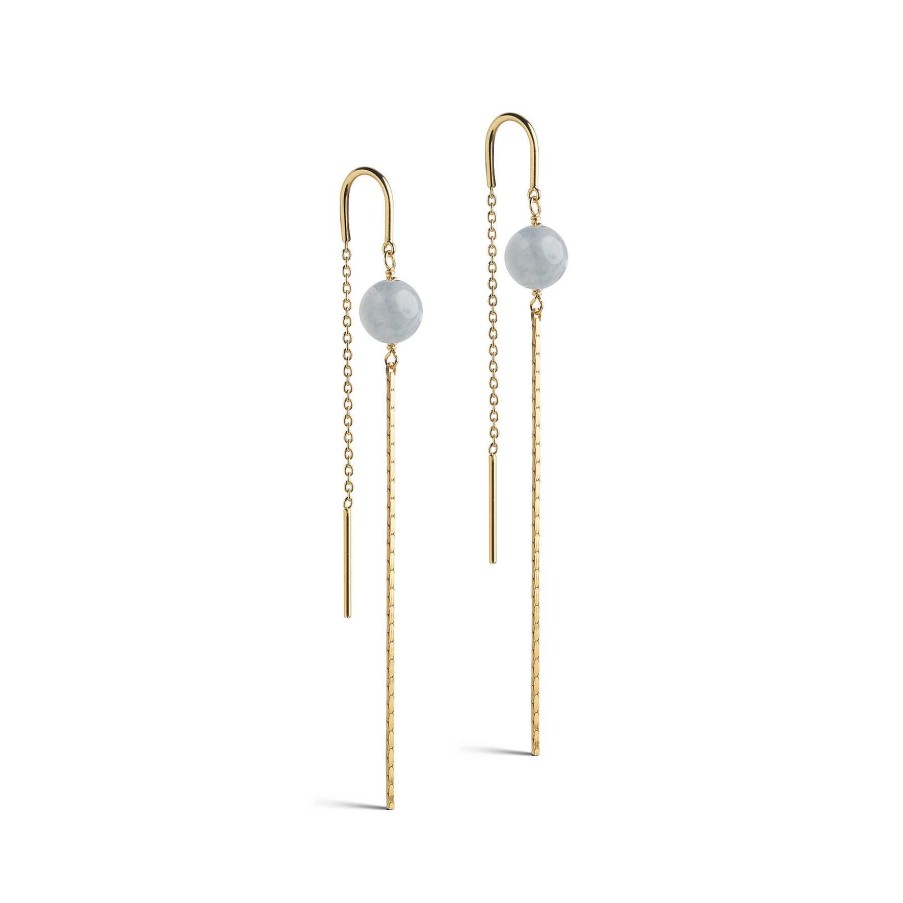 Reringe Enamel Copenhagen | Aga Earrings Light Grey