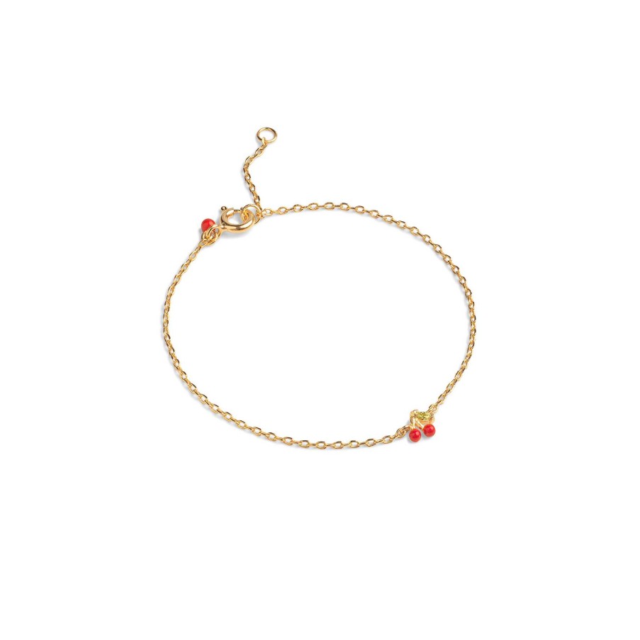 Armb Nd Enamel Copenhagen | Cherry Bracelet Coral