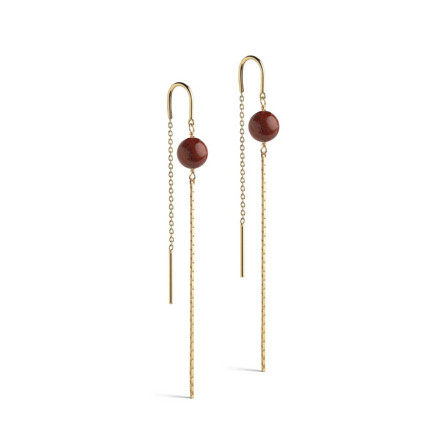 Reringe Enamel Copenhagen | Aga Earrings Brown