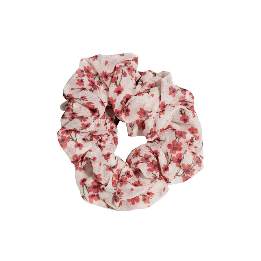 Accessories Pico | Flower Scrunchie Red