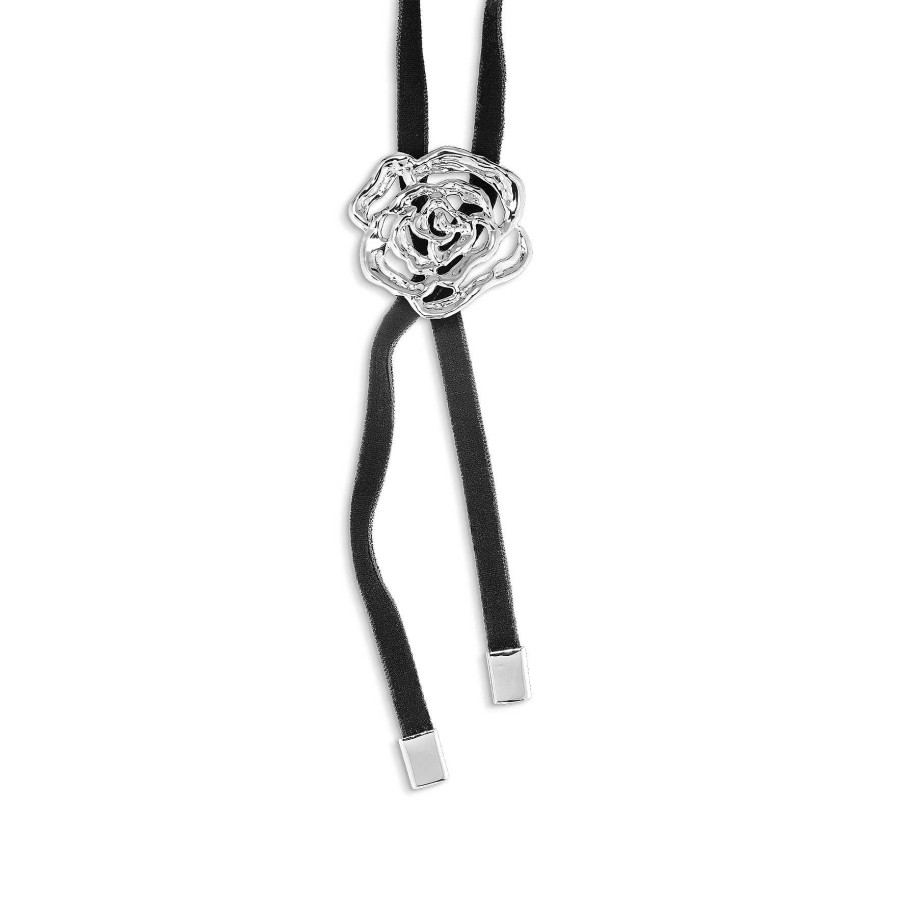 Halsk Der Jane Kønig | Rose Bolo Tie Necklace