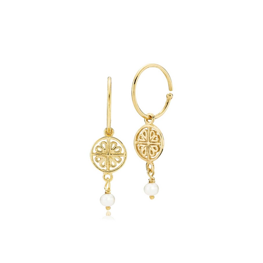 Reringe Sistie | Balance Creol Earrings With Pearl