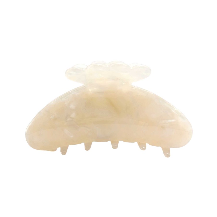 Accessories A-Hjort Jewellery | Esther Butterfly Hairclaw Light Beige