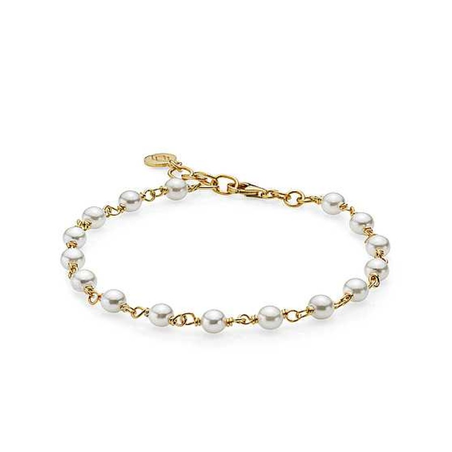 Armb Nd Izabel Camille | Miss Pearl Bracelet White