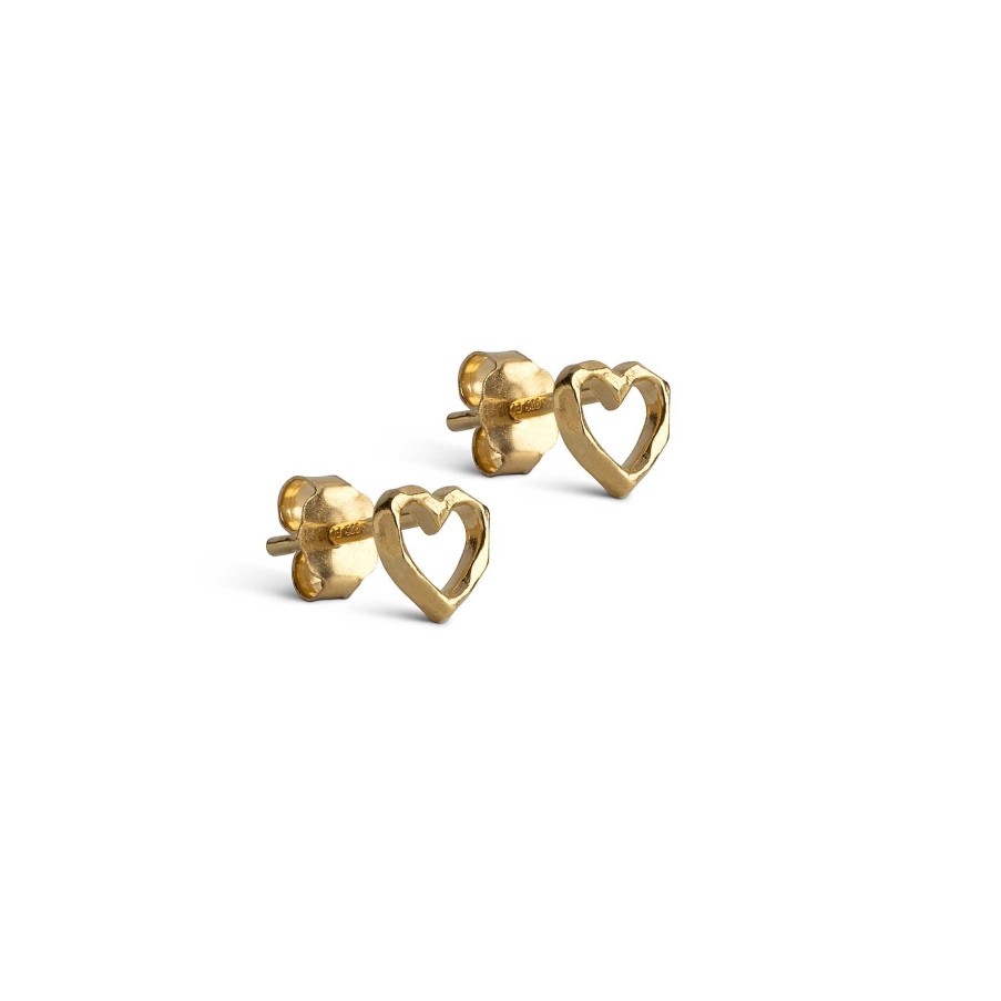 Reringe Enamel Copenhagen | Organic Heart Studs