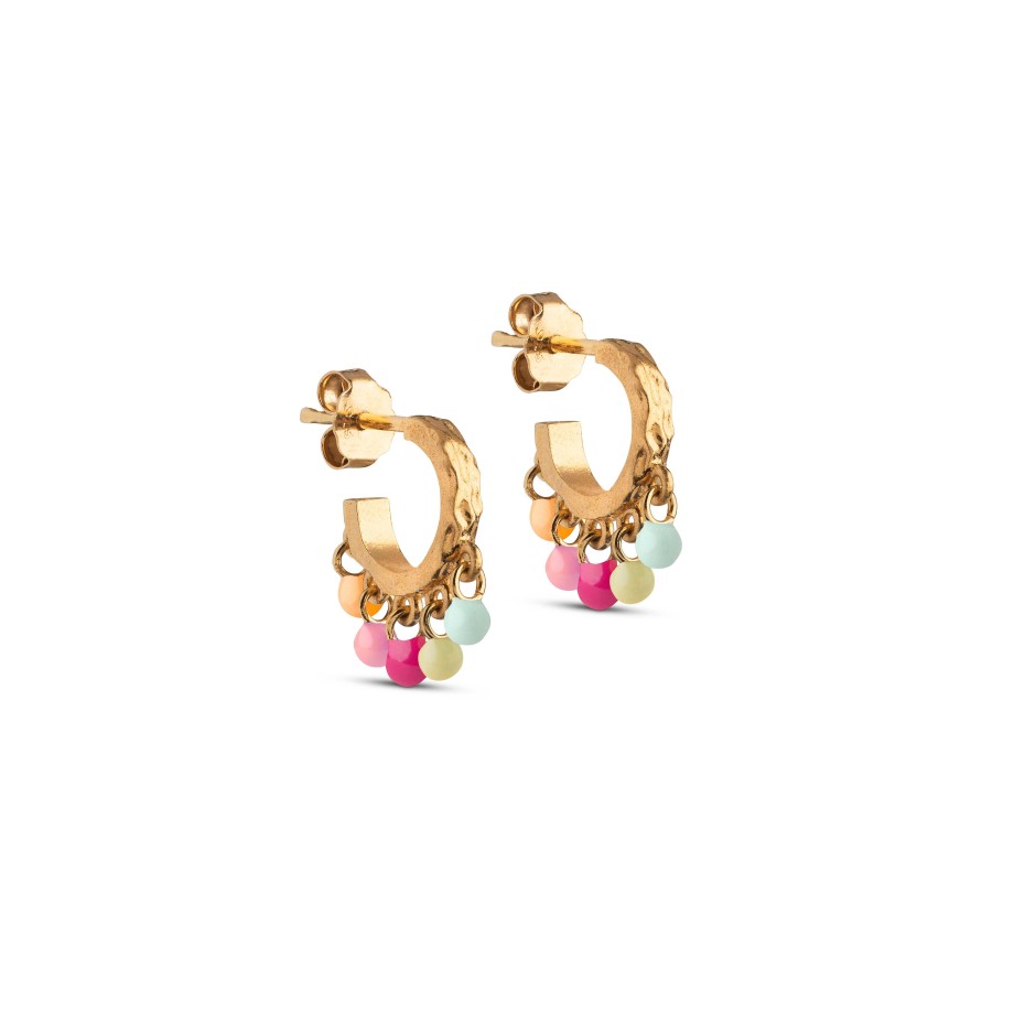 Reringe Enamel Copenhagen | Astrid Rainbow Hoops