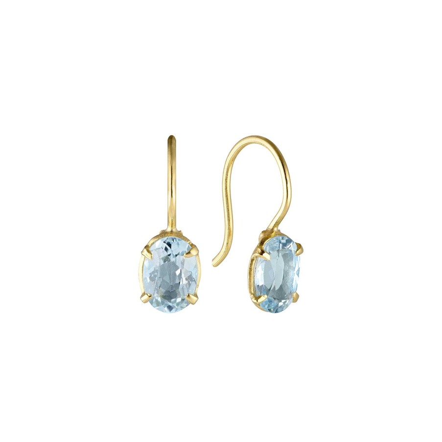 Reringe Carré | Gem Candy Earhooks Aqua