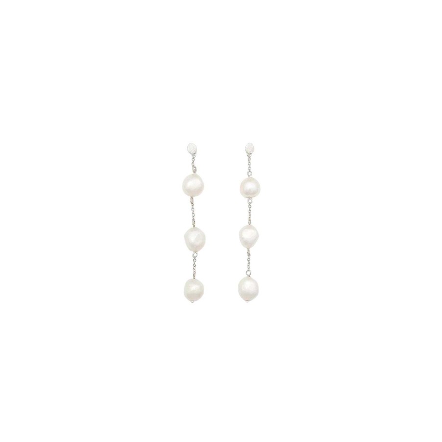 Reringe Sorelle Jewellery | 3-Pearls Earchains