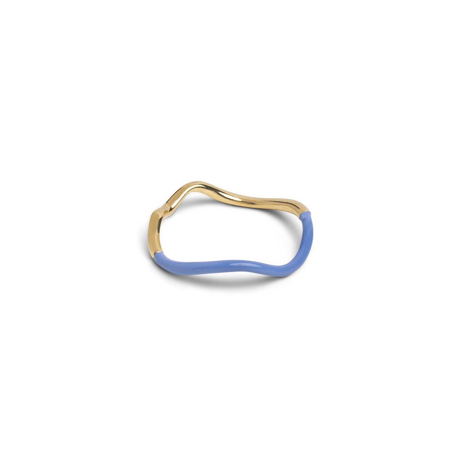 Ringe Enamel Copenhagen | Sway Ring Cornflower