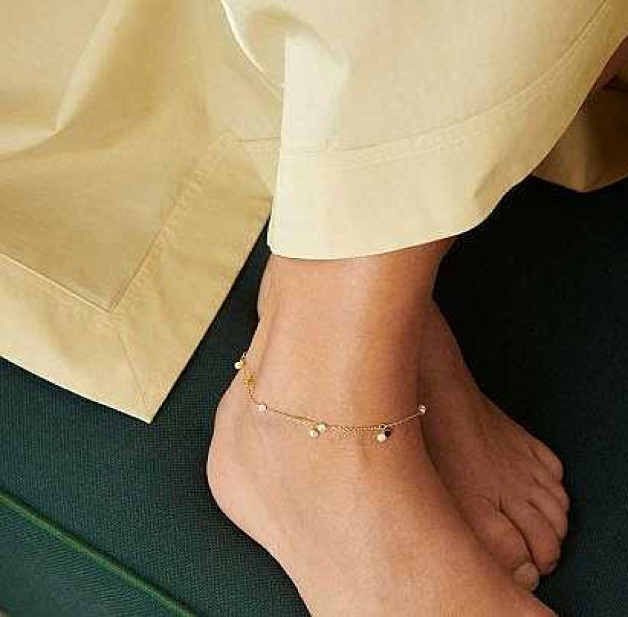 Ankelk Der Pernille Corydon | Ocean Pearl Anklet