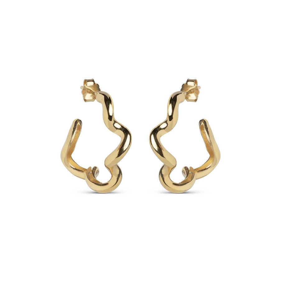 Reringe Enamel Copenhagen | Curly Hoops