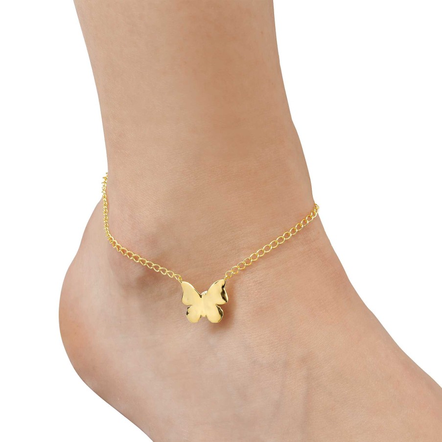 Ankelk Der Jane Kønig | Butterfly Anklet Chain