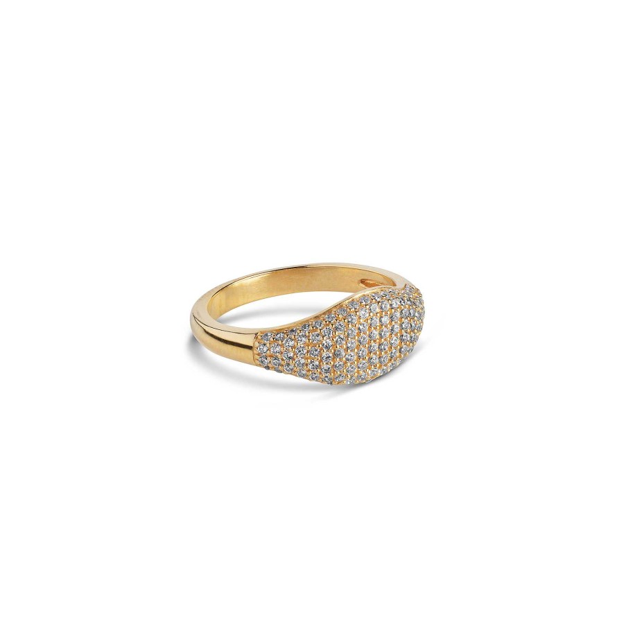 Ringe Enamel Copenhagen | Sparkling Mary Ring - Clear