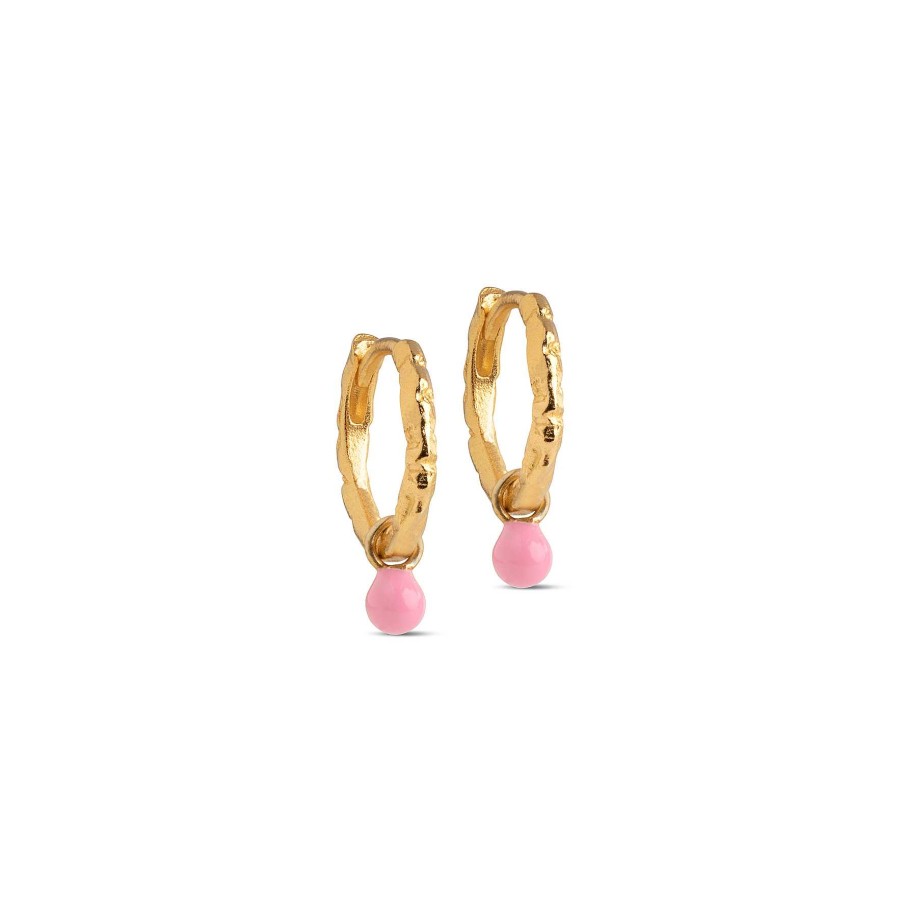 Reringe Enamel Copenhagen | Belle Hoops Light Pink