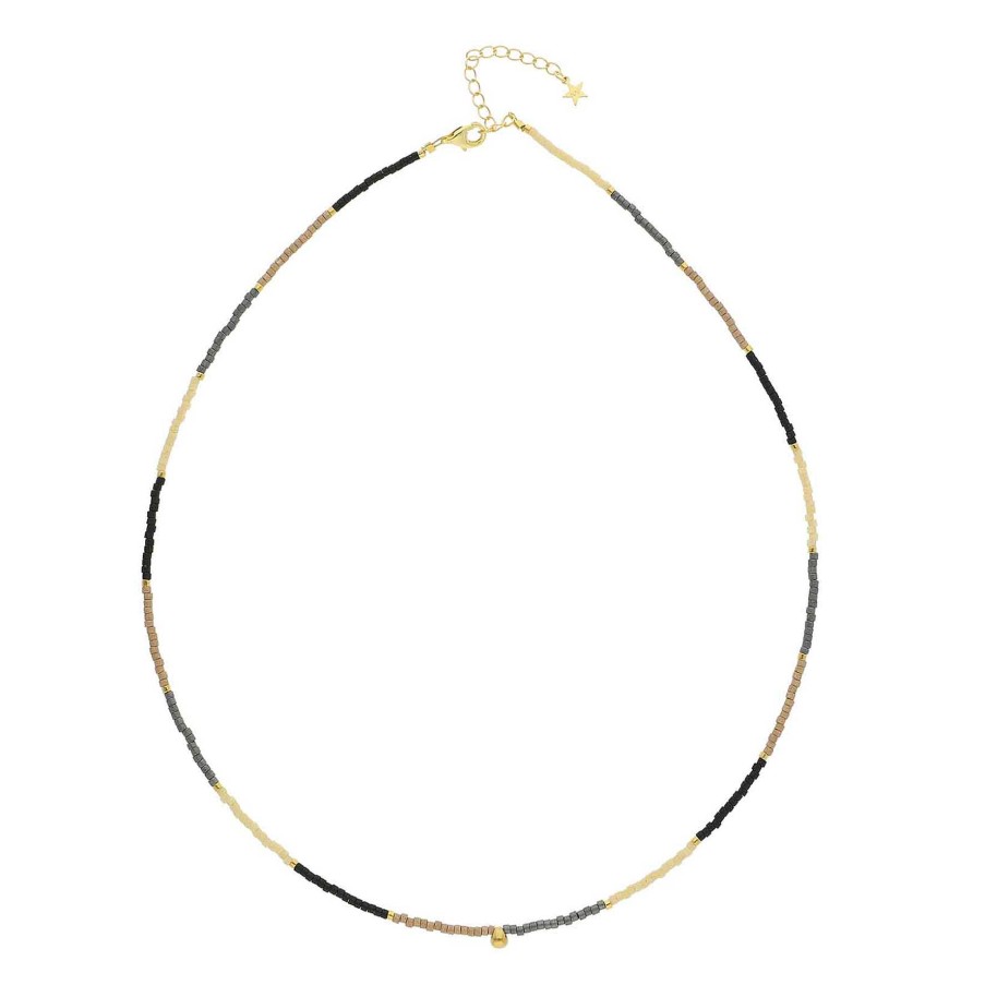 Halsk Der Nuni Copenhagen | Line Necklace Blackie